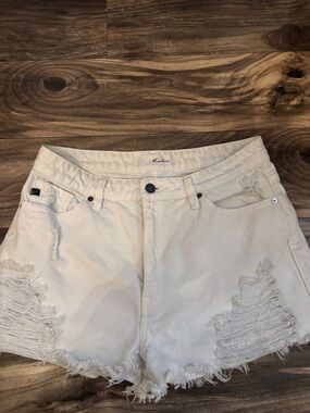 Kancan Distressed Denim Shorts-size M